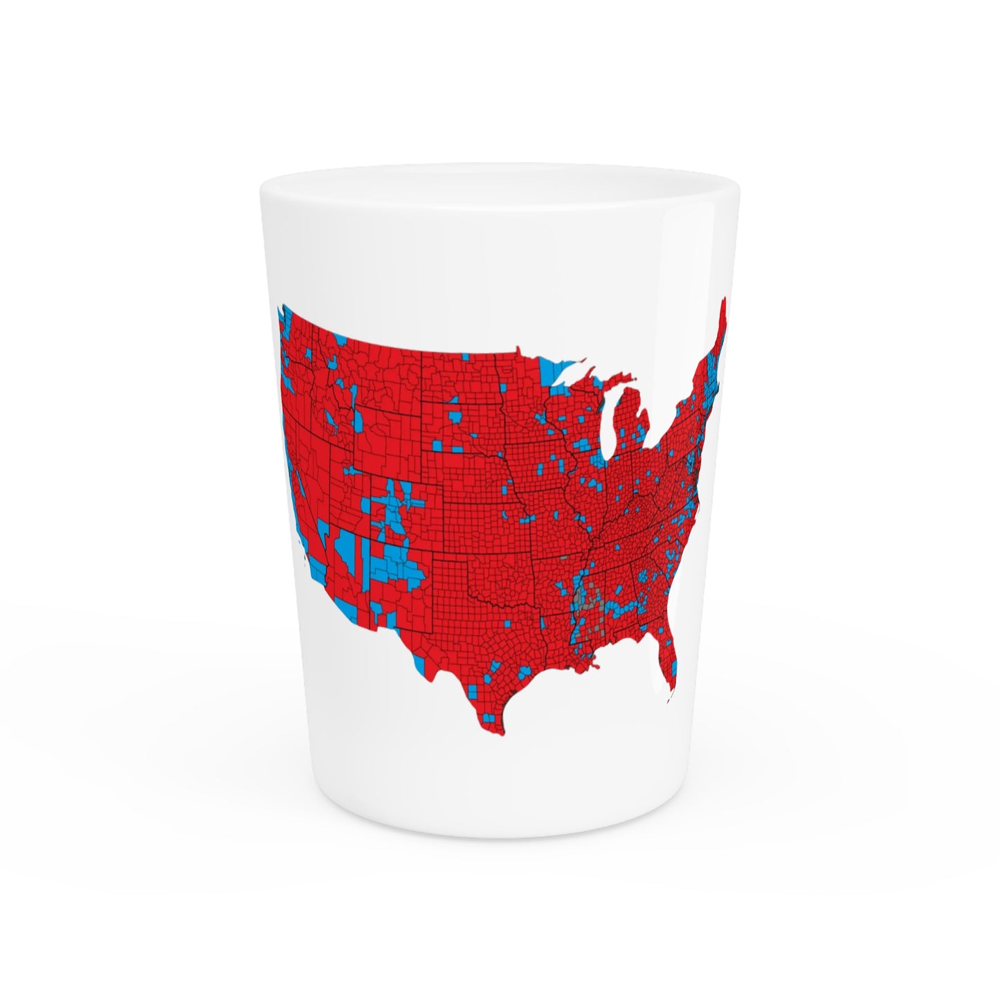 White Shot Glass | Landslide Victory