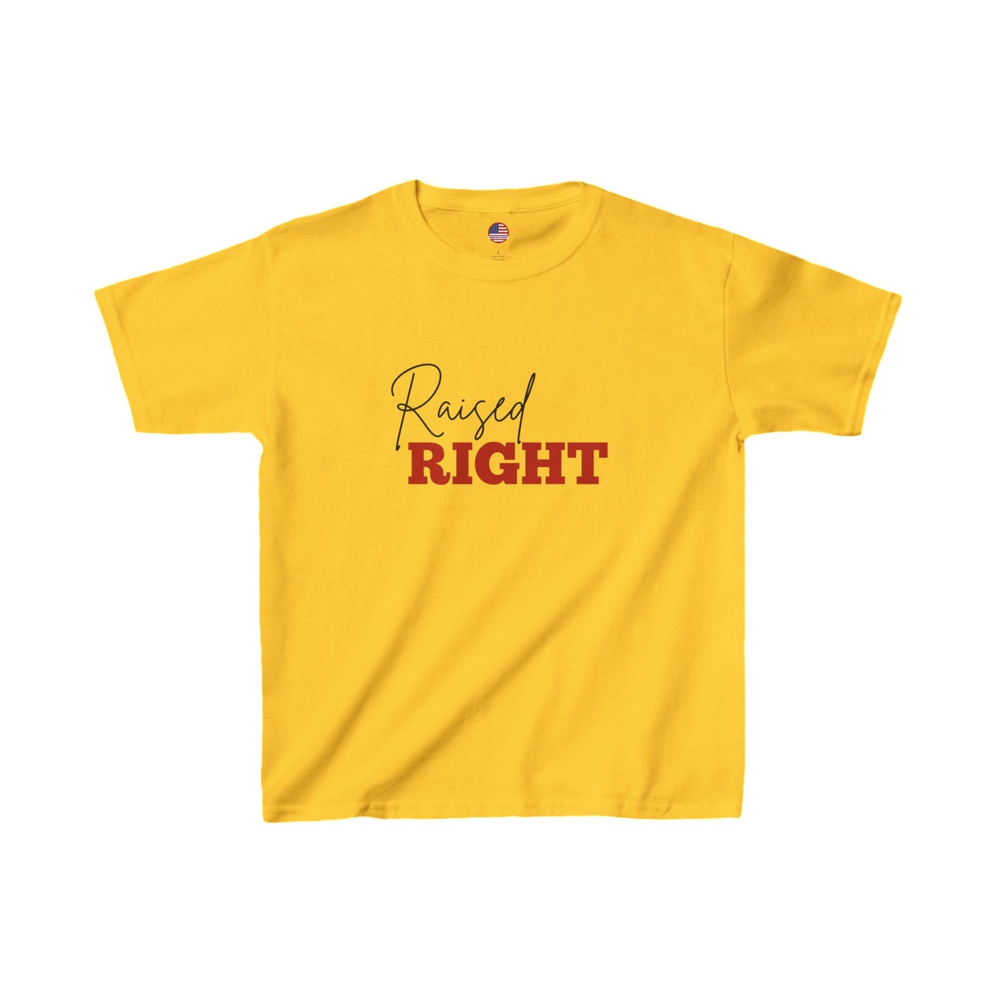 Kids Heavy Cotton Tee | Raised Right